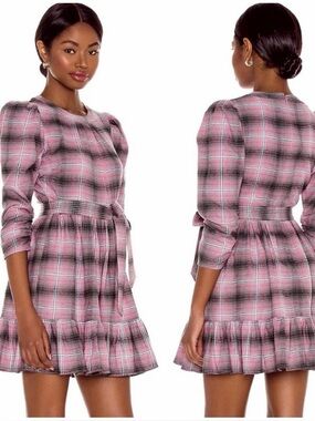 Likely Griffyn Plaid Mini Dress